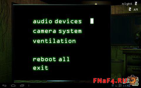 Five Nights at Freddy's 3 аудио системы