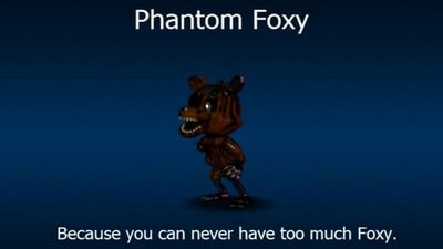 Как выглядит в ФНаФ Ворлд Фантом Фокси, способности персонажа Phantom Foxy в FNaF World