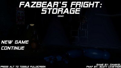 Fazbear's Fright 2018: Storage
