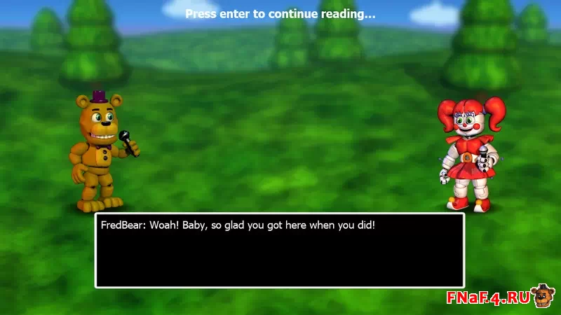 Скачать игру FNaF World: Adventure – пародия на ФНаФ Ворлд для ПК
