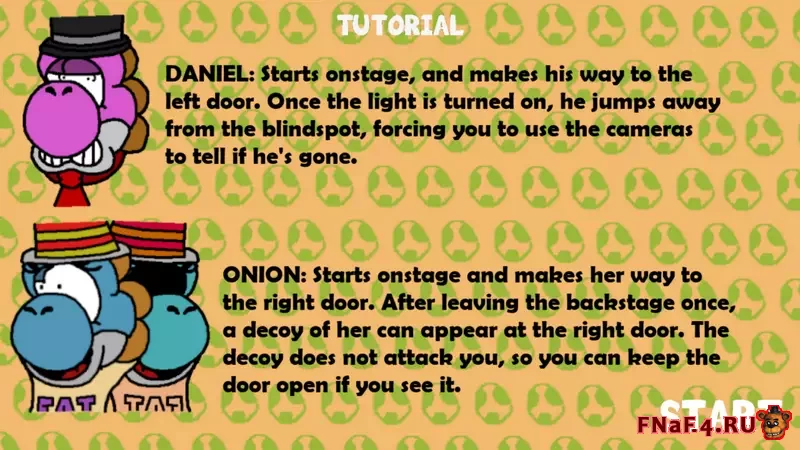 Скачать Five Nights at Yoshi's (5 ночей у Йоши) – пародия ФНаФ 1 на ПК