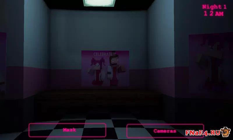 Скачать The Terrors of Minecraft 3 🐻 ФНаФ пародия с элементами Майнкрафт на ПК