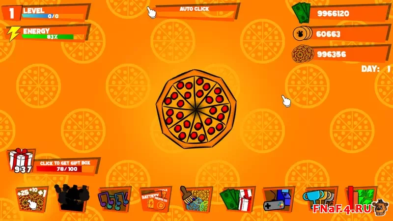 Скачать FNaF:Freddy Pizzeria Clicker REMASTERED 🐻 ФНаФ пародия кликер на Андроид и ПК