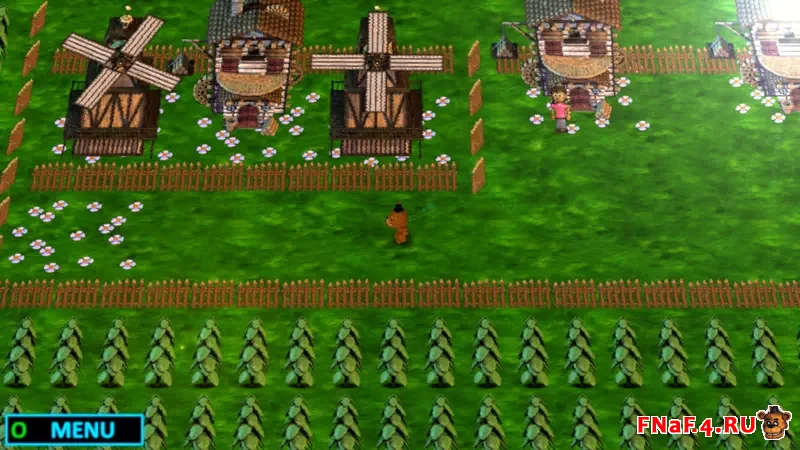 Скачать FNaF World: Edge of Time 🐻 РПГ игра в стиле ФНаФ на ПК - перемещение по локациям